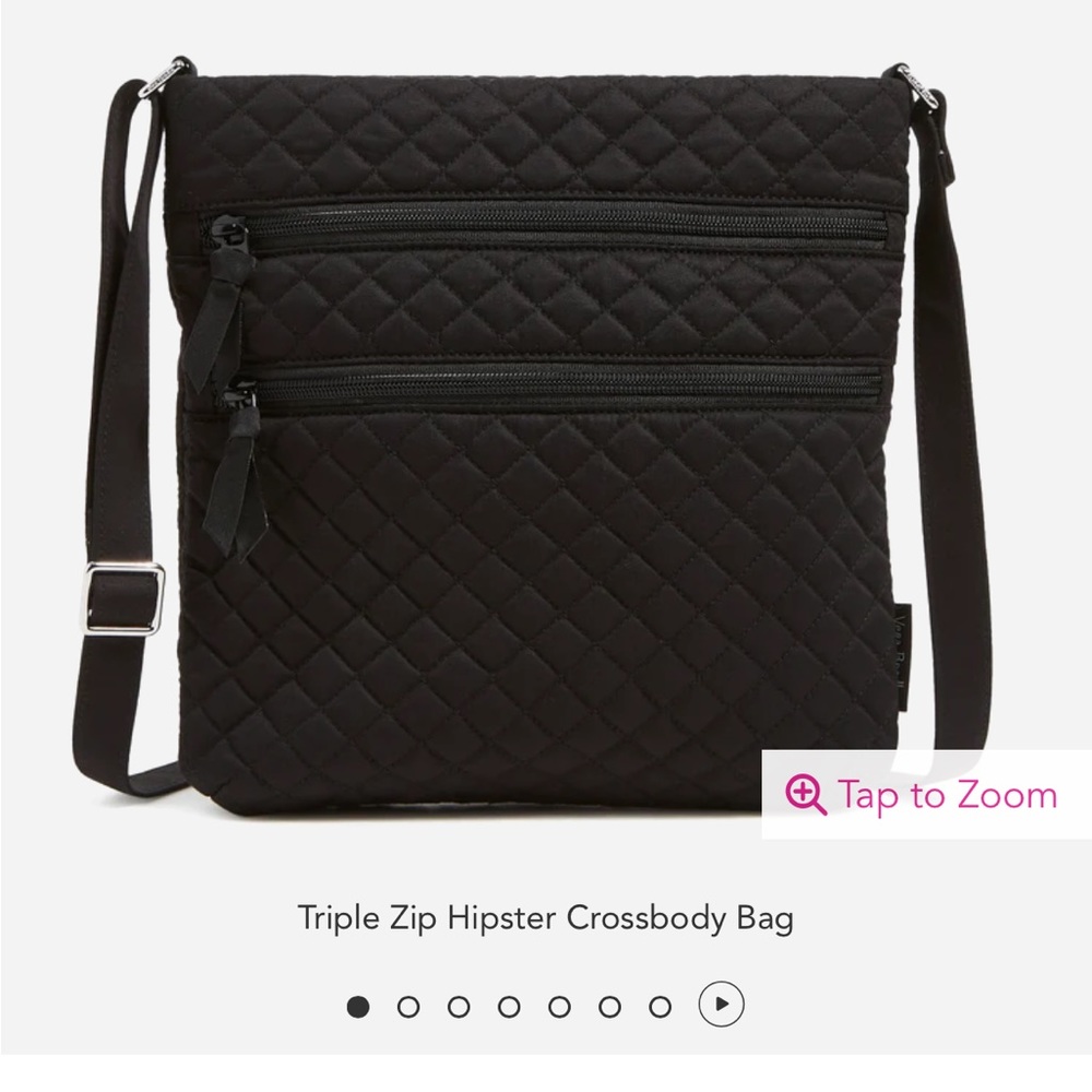 Triple Zip Hipster
Crossbody Bag